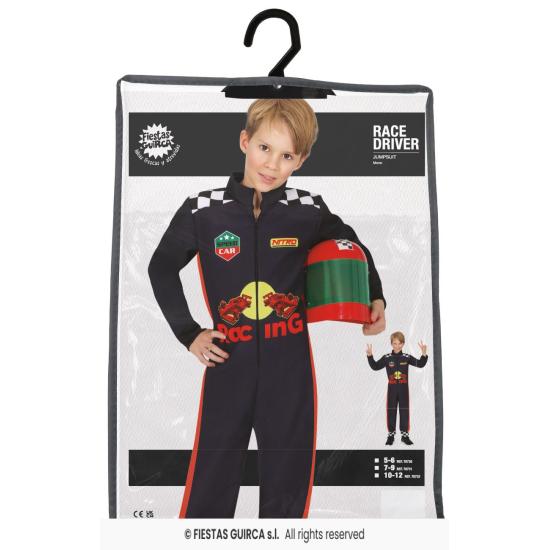 Disfraz de Piloto de Carreras Infantil