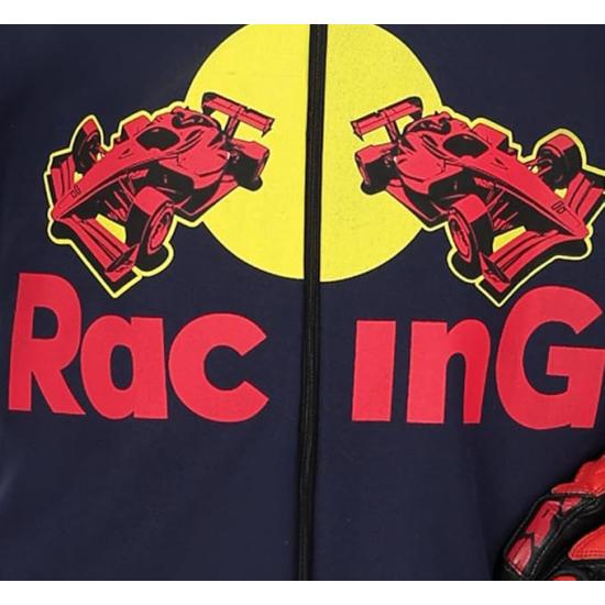 Disfraz de Piloto de Carreras para Hombre – Mono de Competición Automovilística para Fiestas, Carnaval y Halloween