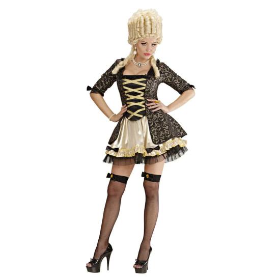 Disfraz de Reina Barroca Negra apara adulta