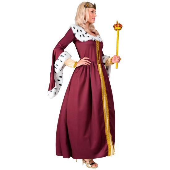 Disfraz de Reina para Mujer - Vestido Largo con Corona