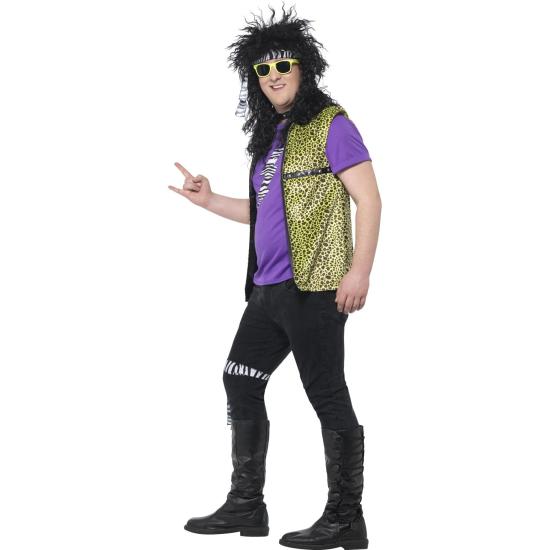 Disfraz de Rockero Barricada talla grande