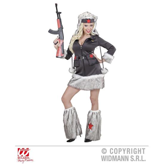Disfraz adulta de Soldada Rusa