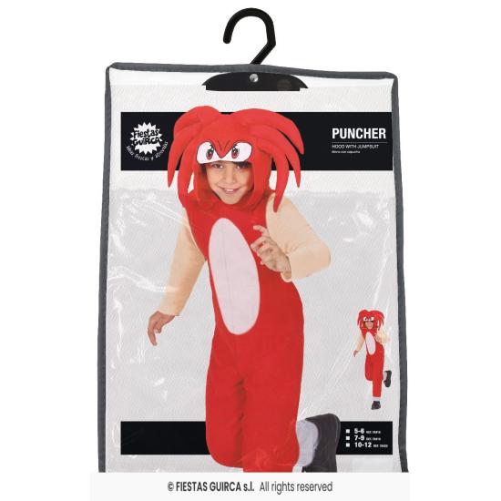 Disfraz de Sonic Kigurumi Knuckles para niño