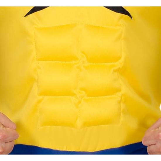 Disfraz de Superhéroe Musculoso  Lobwzno X-MEN  Amarillo para Adulto con Capucha