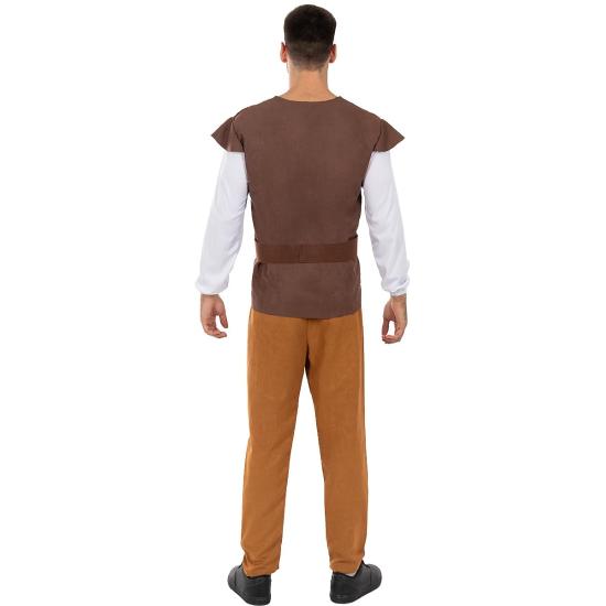 Disfraz de tabernero medieval para hombre