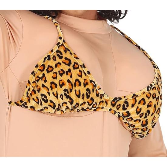 Disfraz Divertido de Miss Bikini Leopardo para Hombre Adulto **