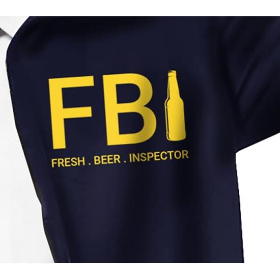 Disfraz Divertido FBI Cervecero adulto **