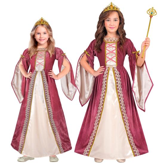 Disfraz Princesa Medieval Elegante en talla infantil