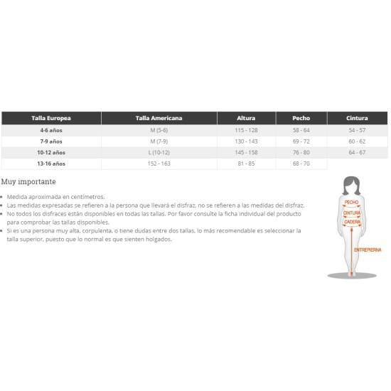Disfraz Novia de Wally para niñas