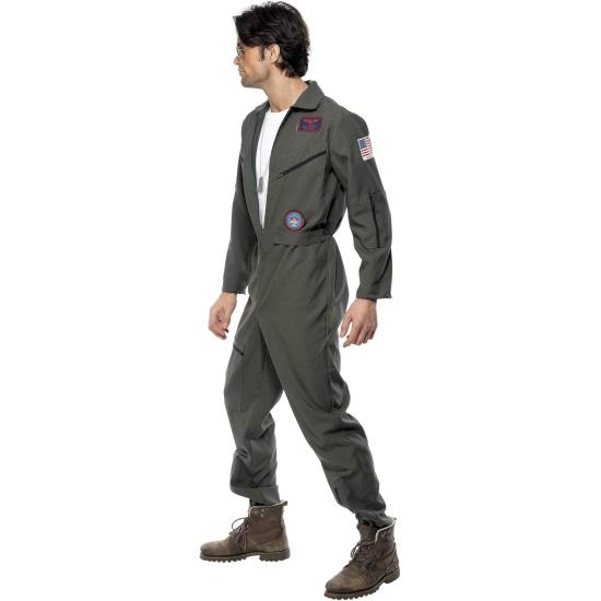 Disfraz Oficial Top Gun Verde para Hombre