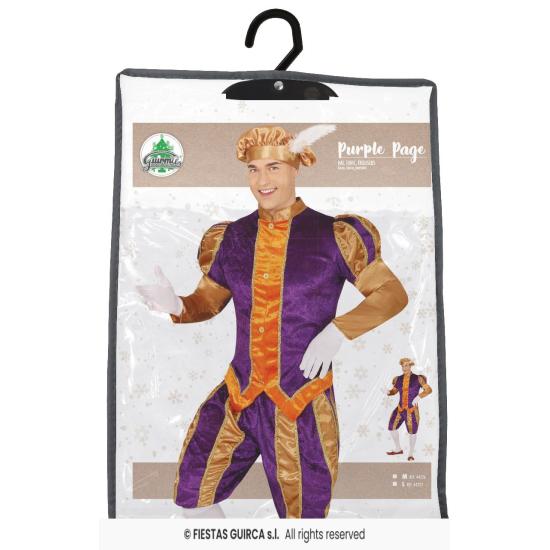 Disfraz Paje Navideño Gala para adultos