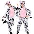 Disfraz Pijama Vaca Unisex
