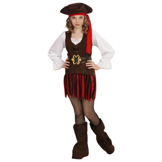 Disfraz Pirata Caribeña Tesoro  niña