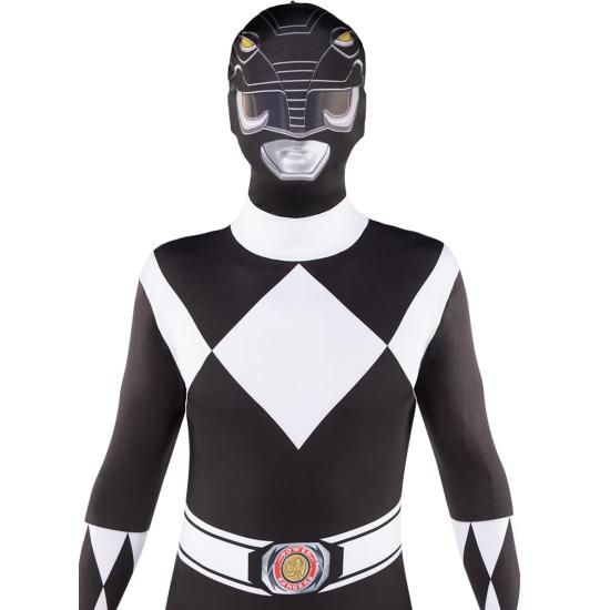 Disfraz Power Ranger Negro Segunda piel