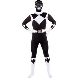 Disfraz Power Ranger Negro Segunda piel