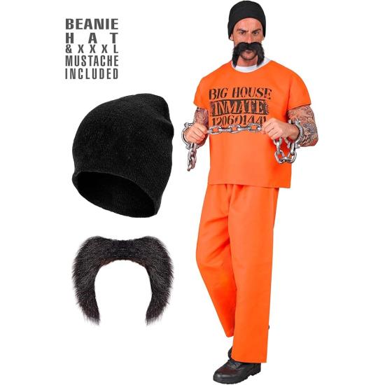 Disfraz Prisionero Corredor con accesortios para adultos