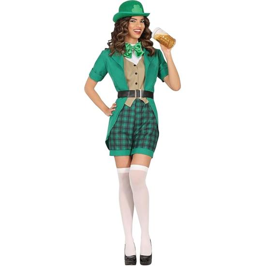 Disfraz Sexy Señorita San Patricio Vestido para Mujer