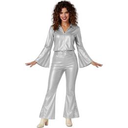 Disfraz Silver Disco para Mujer