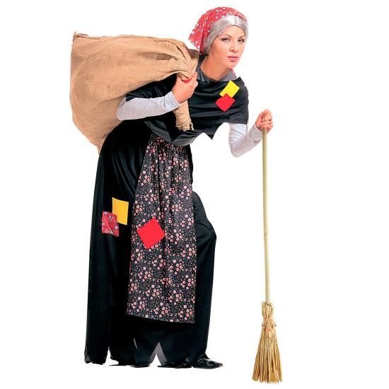 Escoba Bruja Halloween 100 cm.