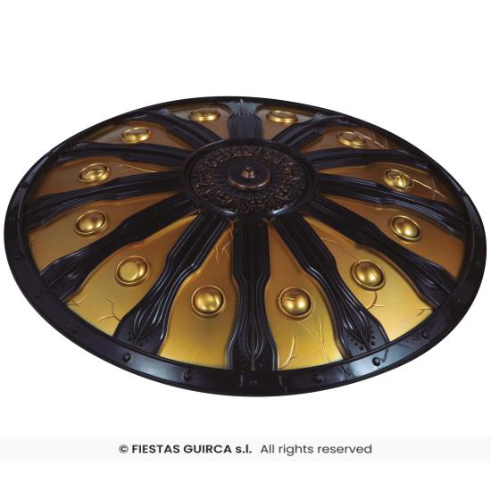 Escudo Espartano 45 cm - Accesorio de Guerreros Griegos y Vikingos para Disfraces