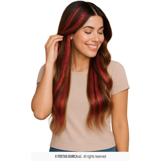 Extensiones de Pelo con Brillos - Fiestas Guirca