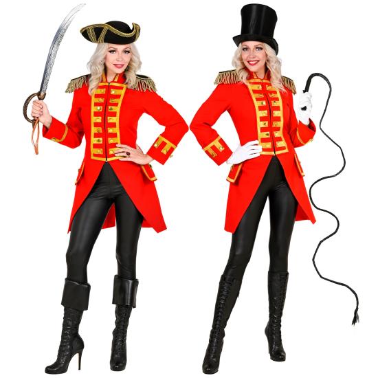 Frac Desfile Lujo Rojo adulta