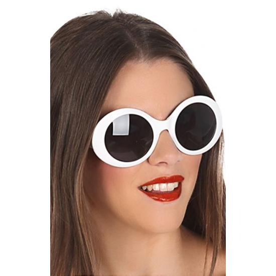 Gafas Años 70 Mega Fashion color Blanca