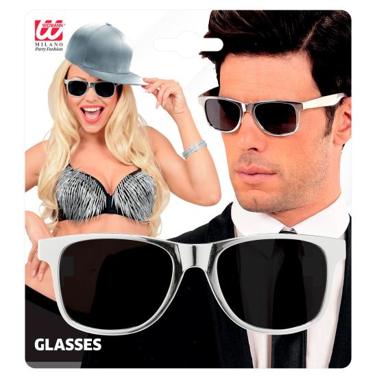 Gafas de Disfraz Plateadas y Doradas Fiesta