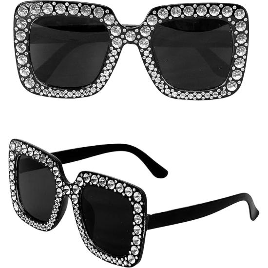 Gafas de Fiesta con Brillantes y Cristales Tintados