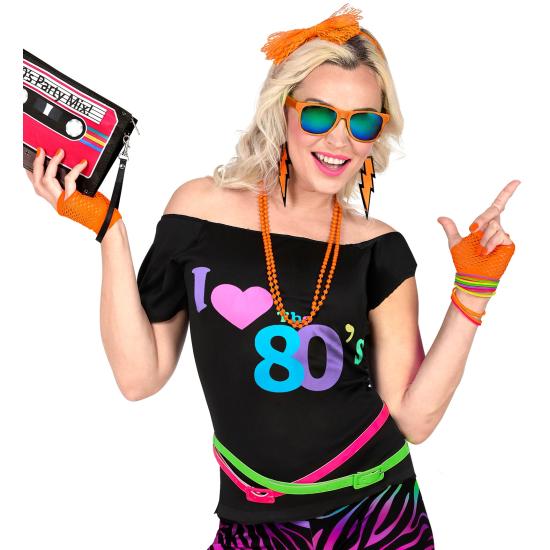 Guantes sin dedo Red Fluorescentes Naranja