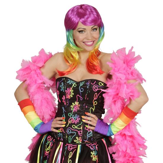 Guantes sin dedos Arcoíris 33 cms