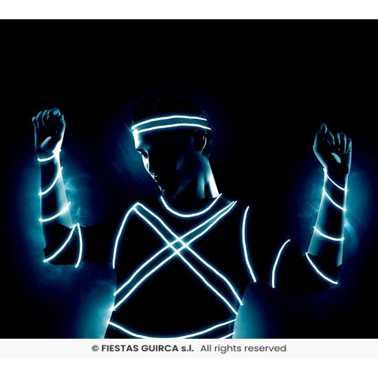 Hilo LED 5 Metros – Blanco y Azul