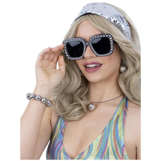 Kit de joyería con bola de discoteca de los años 70