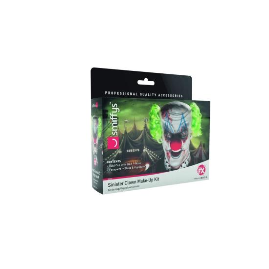 Kit de maquillaje de payaso siniestro Aqua