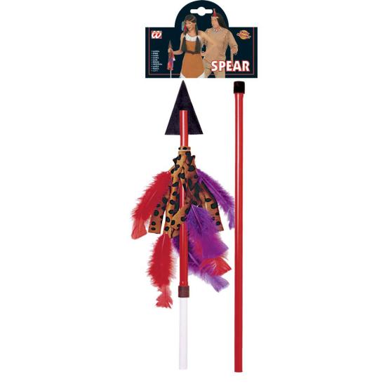 Lanza 125 cms con plumas plegable