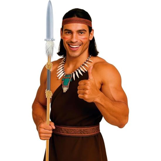 Lanza Indígena de Juguete Desmontable (120 cm) – Accesorio para Disfraces
