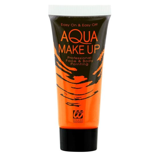 Maquillaje Naranja Fluorescente en Bote 30ml