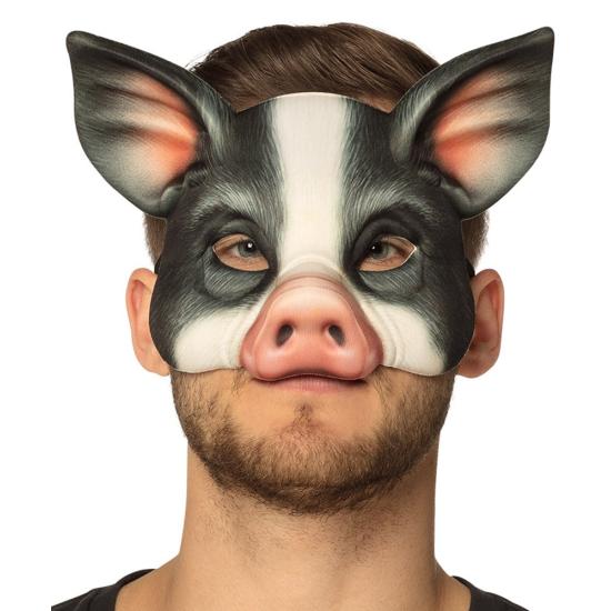 Media máscara de EVA jabalí