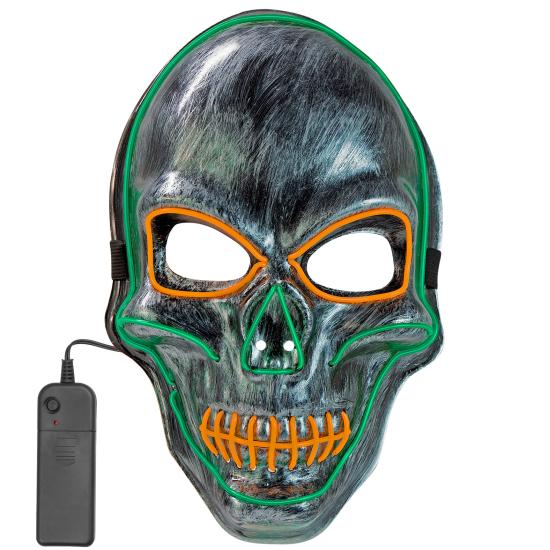 Máscara LED calavera color