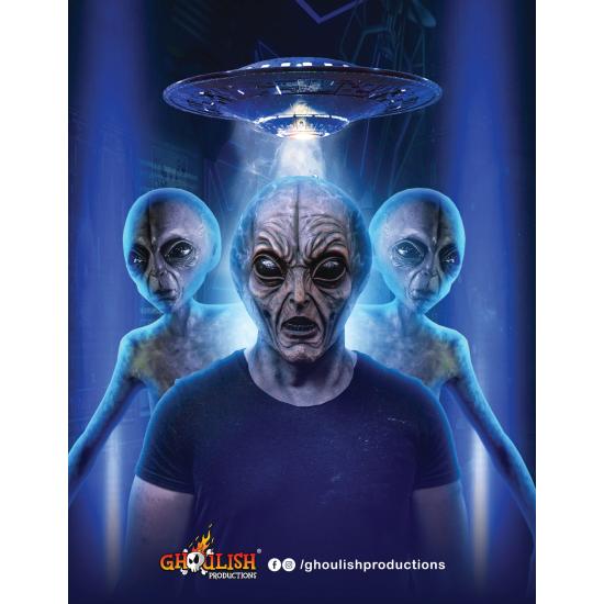 Máscara de extraterrestre sonriente adultos