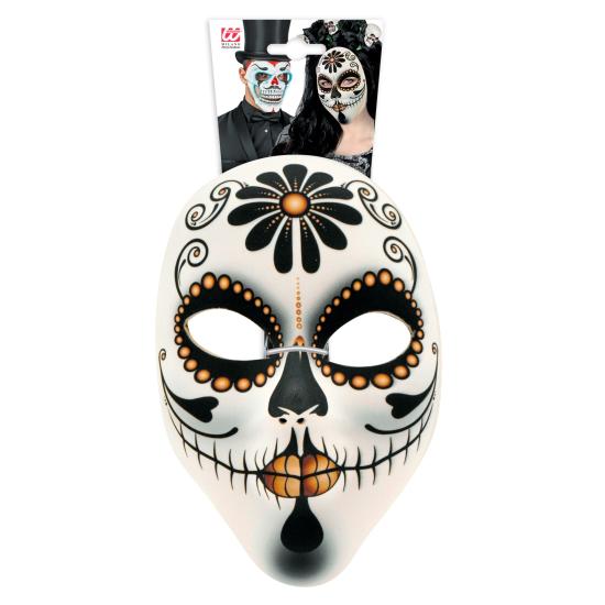 Máscara de Tela Señora Día de los Muertos