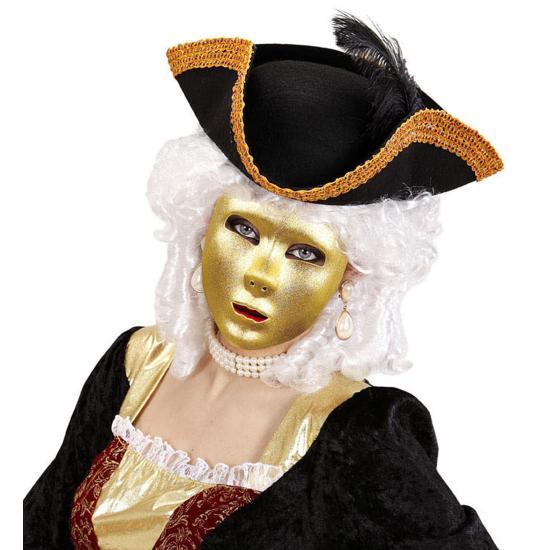 Máscara Dorada de Tela