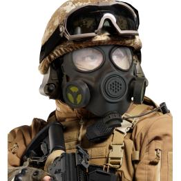 MÁSCARA GAS" de plástico duro