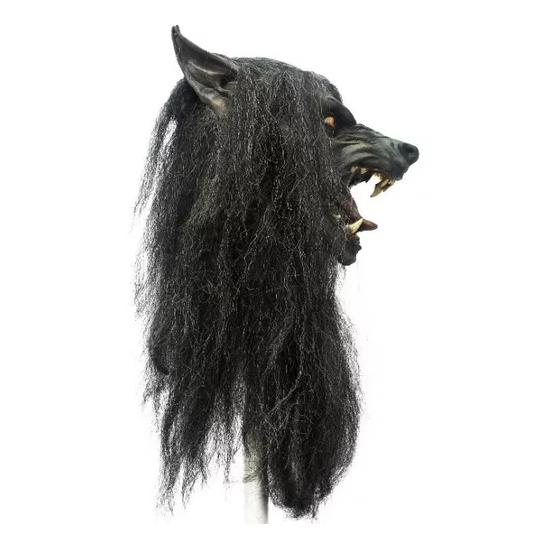 Máscara Hombre Lobo Black Moon 26594 Halloween Terror