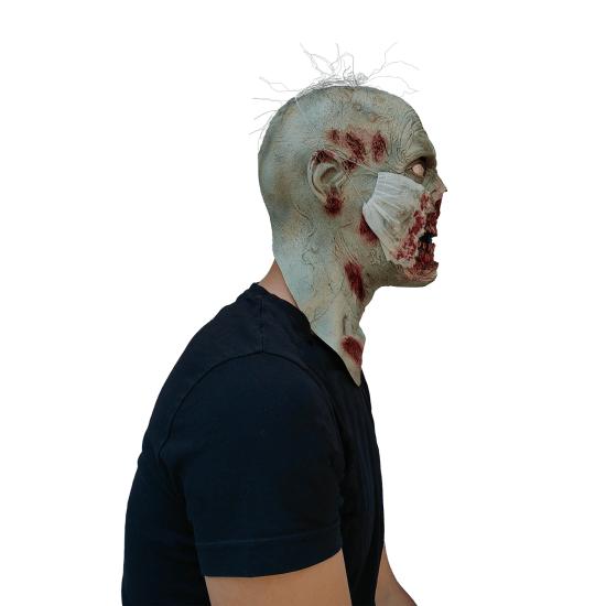 Máscara Paciente Zombie de Látex de la línea Zombies