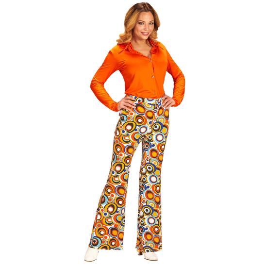 Pantalones de Mujer Años 70 Groovy Bubbles
