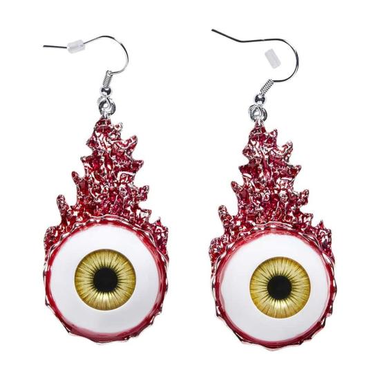 Par Pendientes Ojo Sangriento,