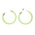 Par de Pendientes Verdes Fluor
