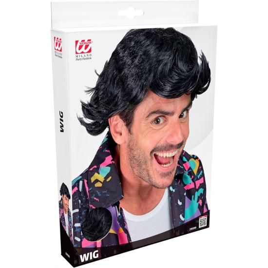 Peluca Ace Ventura para Hombre – Estilo Detective Privado Divertido