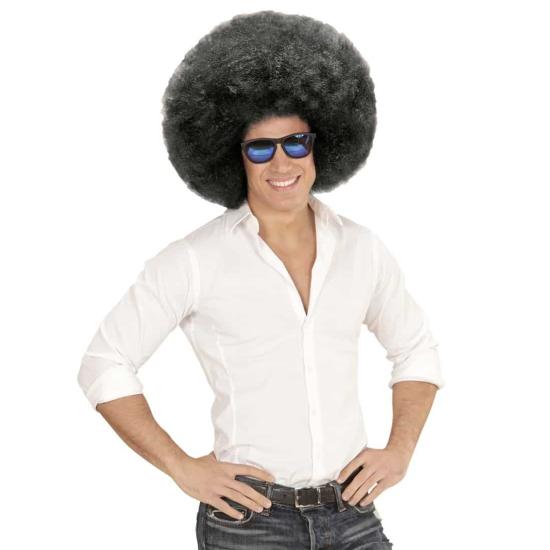 Peluca Afro Sobredimensionada Negra